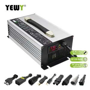 UY1200 15S 16S 17S LiFePO4 60V 15A 72V 12A Lithium Battery Charger Golf Cart Charger
