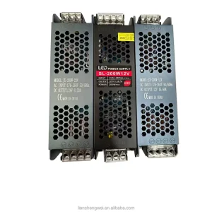 Ultra Slim 100W 110 240V AC Input AC DC Switching Power Supply for LED 12V 8.3A 24V 4.1A Single Output