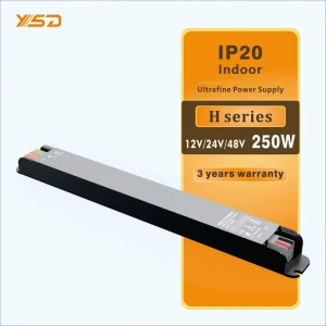 Ultra Slim 18mm LED Switching Power Supply 12V 24V 36V 48V 250W 300W 350W Constant Voltage LED Driver