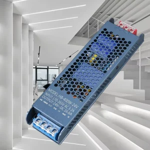 Ultra Thin 24V 16.7A 220V Input Switching Power Supply for LED Lighting with Aluminum Case and 80 89% Efficiency