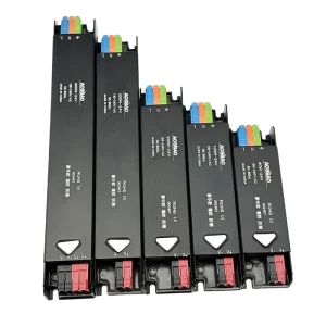 Ultra Thin 24V 400W IP20 SMPS AC DC LED Driver 8A Output 80%-89% Efficiency Constant Voltage Overload Protection