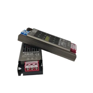 Ultra-Thin Half-filled Gel AC-DC 12V 5A 110V/240V Single Output Linear Strip Power Supply Industrial Use