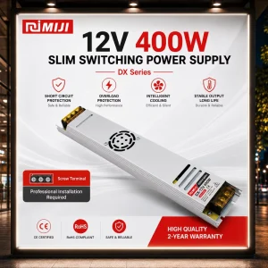 Ultra Thin LED Switch Power Supply DC12V 400w Led Driver AC200 240V Aluminum Shell Lighting Transformers for LED Strip Light