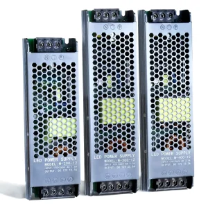 Ultra Thin Single Phase AC DC Full Bridge Switching Power Supply 24V 150W DC Constant Voltage LED Driver IP30 Protection Auto