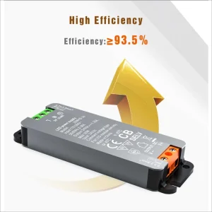 Ultra-thin LED Power Supply with Full Power Options From 30W to 300W 24V 48V Optional Highly Efficient Stable and Heat free