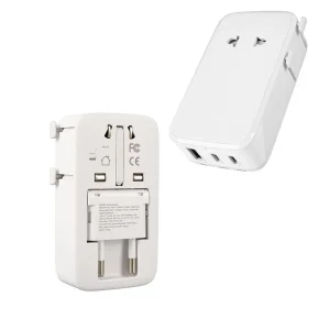 Ultrathin Compact Portable Multicountry Travel Adapter 25W/45W/67W Output Universal Converter