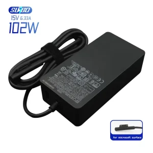 Universal 102W 15V 6.33A PD DC Laptop Charger AC Power Adapter OTP Compatible with Microsoft Surface Notebook