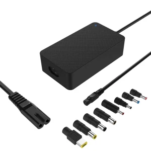 Universal 45W GaN Tech DC 12V Laptop Charger Adapter with 8 Connectors