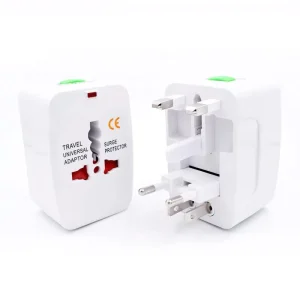 Universal International Plug 2 USB Port World AC Power Charger Multinational Adapter AU US UK EU Outside Travel Adapter