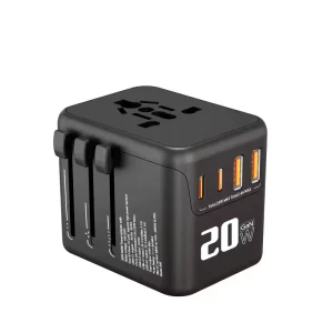 Universal International Plug 2 USB Worldwide AC Travel Charger Adapter AU US UK EU