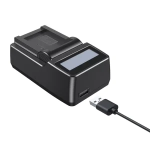Universal LCD Single Charger 1.5A 2A Fast Quick 2.0 Charger Lithium Ion Batteries Charger for Camera Digital Battery