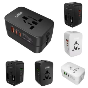 Universal LED Logo PD30W International Travel Adapter Worldwide Travel Plug Adapter