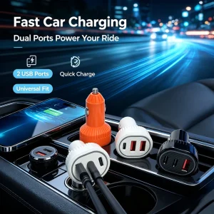 Universal Mainstream Phone Fit USB Car Phone Charger Popular Car Fast Charging Public Use Charger Car Charger