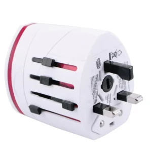 Universal Multi-Plug Travel Adapter USB Wall Charger