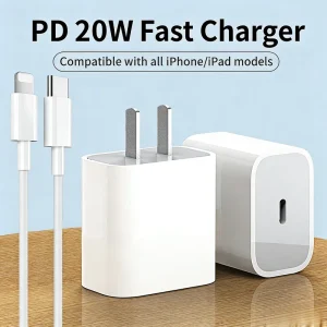 Universal PD 20W Fast Charging Power Supply Adapter with 3 Type-C Ports for Smart Watch Mobile Phones 5V/2A Input