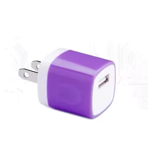 Universal Single USB Wall Charger Adapter with QC2.0 5W Output Fireproof OTP & OCP Protection Travel Charger