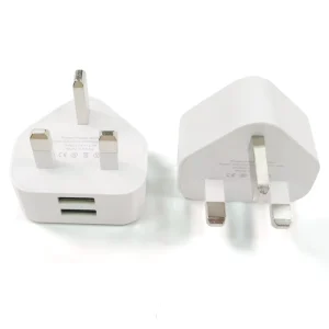 Universal Travel 5V 2A Dual USB AC Wall Charger Power Adapter UK Plug