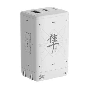 Usb Type C PD3.0 65W Quick Charge Power Adapter Charging Plug GaN 3 Ports Chargers for Phone Tablet Laptop