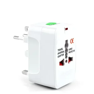 Usb to Ac Converter Plug, US to EU Plug Converter, Switzerland EU to US UK Power Converter Plug Universal Travel Adapter