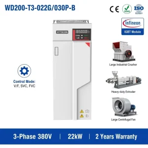 Vector Control Inverter 3 Phase VSD 380V 30HP 40HP Frequency Converter Variable Speed Drive for Cooling Tower Fan