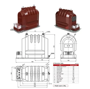 Voltage Transformer JDZ(X)7-10 UNEZ7-6 UNEZ7-10 10kV Class for Switchgear Project Specification and Industrial Procurement