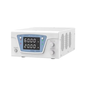 WANPTEK 60V 20A Bench DC Adjustable Power Supply DC Power Repair Lab Design Schools Test Electroplate Charge KPS6020D