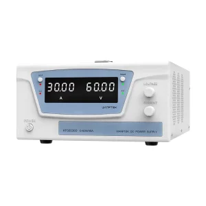 WANPTEK 60V 30A Bench DC Adjustable Power Supply Lab Repair Schools Design Test Measure Charge Electroplate KPS6030D