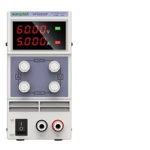 WANPTEK KPS605DF 60V 5A Variable Voltage Single Channel Adjustable Precision DC Power Supply CE FCC Laboratory Use