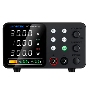 WANPTEK TPS-C3010 30V 10A Adjustable DC Power Supply for Electronic Testing & Battery Charging