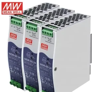 WDR-60-24 60W 24V 2.5A Slim DIN Rail Power Supply for Factory Automation