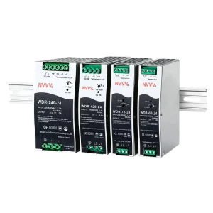 WDR 60W 75W 120W 240W 12V 24V 48V AC DC DIN Rail Switching Power Supply Slim Wide Input Range SMPS