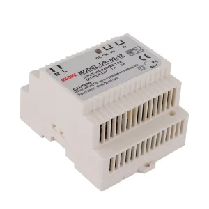 WODE CCTV Camera 110V 220V AC DC DIN Rail Switching Power Supply 12V 60W 5A 50 60Hz Single Output DR 60 12 with CE ROHS