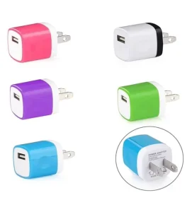 Wall Charger 5V 2A USB Single Charging Fast Charger US EU Plug Box for Smart Phones
