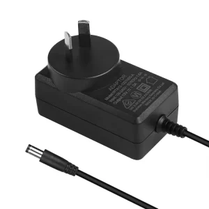 Wall Mounted Power Adapter with UK AU EU US Plug DC Output Type