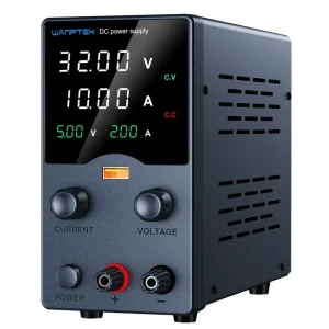 Wanptek GA3010H 30V 10A Adjustable DC Power Supply 300W High Precision Lab Bench Source for Battery Charging