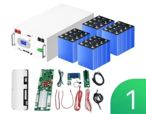 Waterproof 48V/51.2V 314Ah 15-16kWh 16kW Off-Grid LiFePO4 Lithium Battery Pack with Smart BMS 6000 Cycles