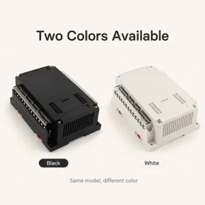 Waterproof ABS/PC Din Mount Enclosure 155*110*60mm IP54 Protection Electronics Instrument Control Box