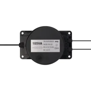 Waterproof AC220V 100W Transformer, IP68 Outdoor Pool Light and Underwater Lamp Power Supply