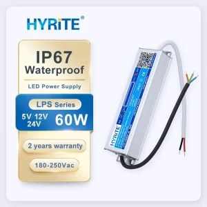 Waterproof IP65 IP66 IP67 LED Power Supply 12V 60W