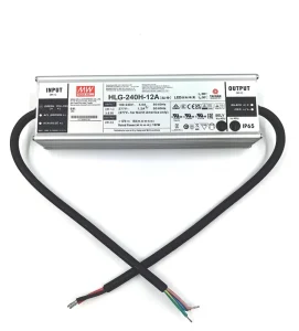 Waterproof IP67 HLG-240H-12A LED Power Supply for LED Lighting