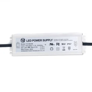 Waterproof IP67 Single Output LED Driver 24V 75W-200W Switching Power Supply for Outdoor LED Lighting