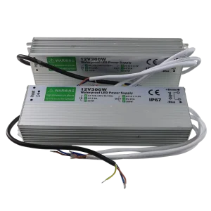 Waterproof Led Power Supply 12v 300w 500w Ip67 Constant Current Power Supply for Engineering Showcase Light Box