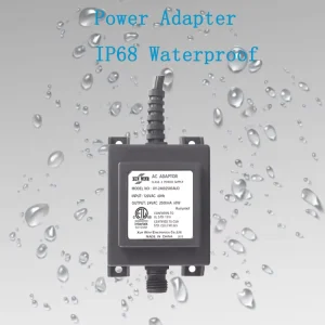 Waterproof Power Supply IP68 Power Adapter 230V-240V Input Transformer for Outdoor Use