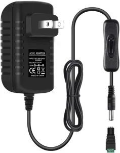 White Black Shell Switching Power Adapter 5V 1A 5V 2A 12V 1A AC DC Power Adapter 12W 24W Power Supply Charger for Electronics