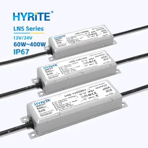 Wide Voltage IP67 Waterproof Switching Power Supply Constant Voltage Compact Size 60W 100W 150W 200W 300W 400W 12V24V LED Driver