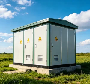 Wind and rain resistant prefabricated compact substation outdoor combined box type transformer complete power supply equipment