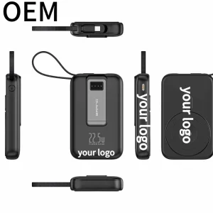 Wireless Magnetic Portable Power Bank 10000mAh PD 22.5W Fast Charging Power Banks for Smartphones OEM/ODM Support