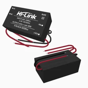 Wiring Type 60W AC DC Power Module HLK 60SRXX Series Low Power Low Noise 5V 24V Output Isolated Switching Power Supply