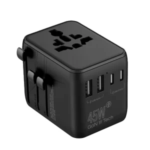 Worldplug GaN 45W Worldwide Universal Plug International Travel Charger Power Adapter