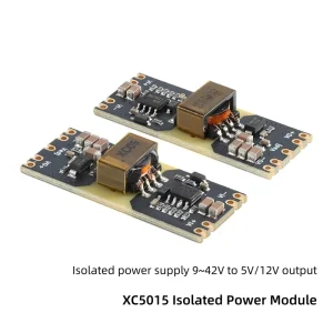 XC5015 Isolated DC-DC Step Down Power Module 9-42V Wide Voltage Input to 5V 12V Dual Output Converter Board